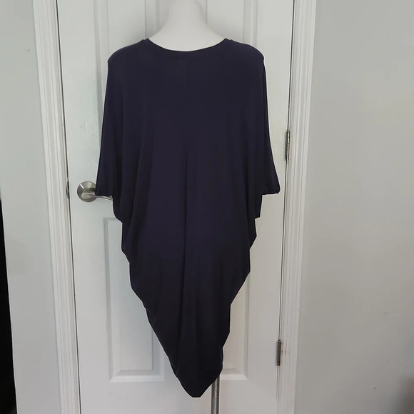BCBGMAXAZRIA Navy Draped Dress - Picture 9 of 13